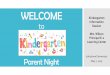 WELCOME to Parent Night - Johnstown High School