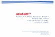 Policies and Procedures Manual and organizational structure