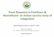 From Biowaste to Fertilizers & Biomethane: an Italian 