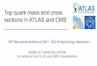 Top quark mass and cross sections in ATLAS and CMS