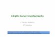 Ellipc Curve Cryptography