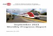 September 2021 Monthly Progress Report
