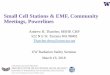 Small Cell Stations & EMF, Community Meetings, Powerlines