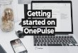Getting started on OnePulse