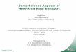 Some Science Aspects of Wide-Area Data Transport