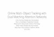 Online Multi-Object Tracking with Dual Matching Attention 