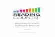 Reading Counts! Software Manual