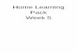 Home Learning Pack Week 5
