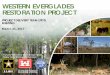 Western Everglades Restoration Project