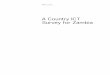 A Country ICT Survey for Zambia