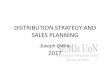 DISTRIBUTION STRATEGY AND SALES PLANNING