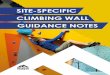SITE-SPECIFIC CLIMBING WALL GUIDANCE NOTES