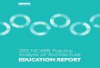 2012 NCARB Practice Analysis of Architecture: EDUCATION …