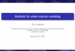 Methods for wheel rotation modelling - Chalmers