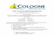 City Council Meeting Agenda - Cologne, Minnesota