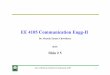 EE 4105 Communication Engg-II