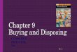 Chapter 9 Buying and Disposing