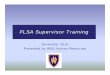 FLSA supv training - Weber State University