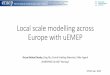 Local scale modelling across Europe with uEMEP