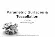 Parametric Surfaces & Tessellation