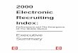 2000 Electronic Recruiting Index