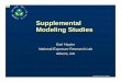 Supplemental Modeling Studies Modeling Studies