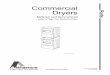 Commercial Dryer Parts Manual - Laundry Solutions