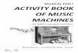 ACTIVITY BOOK OF MUSIC MACHINES
