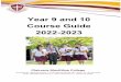 Year 9 and 10 Course Guide 2022-2023