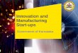 Innovation and Manufacturing Start-ups