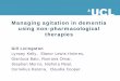 Managing agitation in dementia using non-pharmacological 
