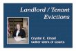 Landlord / Tenant Evictions