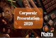 Corporate Presentation 2020 - NATRA