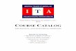 ITA Course Catalog 2016