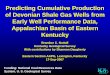 Predicting Cumulative Production of Devonian Shale Gas 
