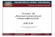 Year 8 Assessment Handbook 2019 - Fairfield High School