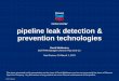 pipeline leak detection & prevention technologies
