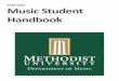 2020-2021 Music Student Handbook - Methodist