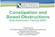 Constipation and Bowel Obstructions