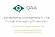 Strengthening Developments in TNE through Inter-agency 