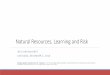 Natural Resources, Learning and Risk