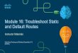 Module 16: Troubleshoot Static and Default Routes