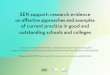 SEN support: research evidence on effective approaches and 