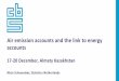 Air emission accounts and the link to energy accounts