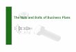The Nuts and Bolts of Business Plans - Venture Center
