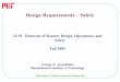 Design Requirements – Safety
