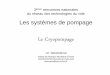 Le Cryopompage - French National Centre for Scientific 