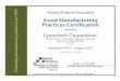Natural Products Association Good Manufacturing Practices 