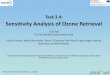 Task 3.4: Sensitivity Analysis of Ozone Retrieval