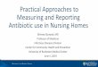 Measuring Antibiotics in Nursing Homes